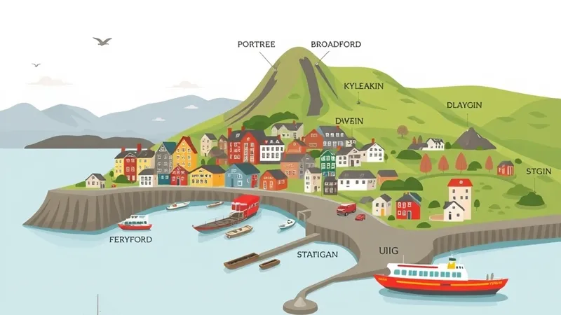 Dove fare base a Skye: Portree e le alternative Isle of Skye photo illustrating the guide: Dove fare base a Skye: Portree e le alternative