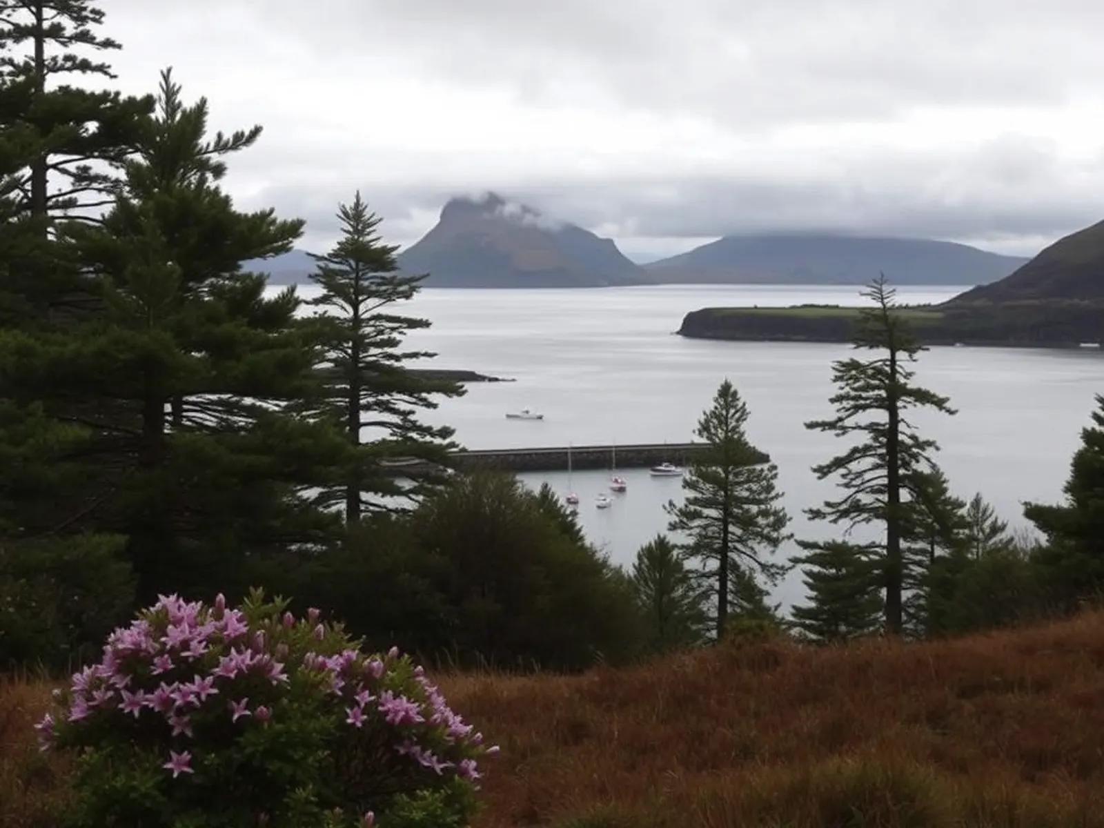 Portree, Isle of Skye — the village and the road out to the tour stops