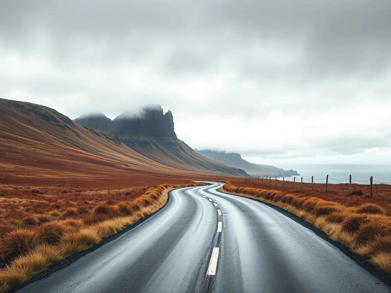 Portree, Isle of Skye — the village and the road out to the tour stops