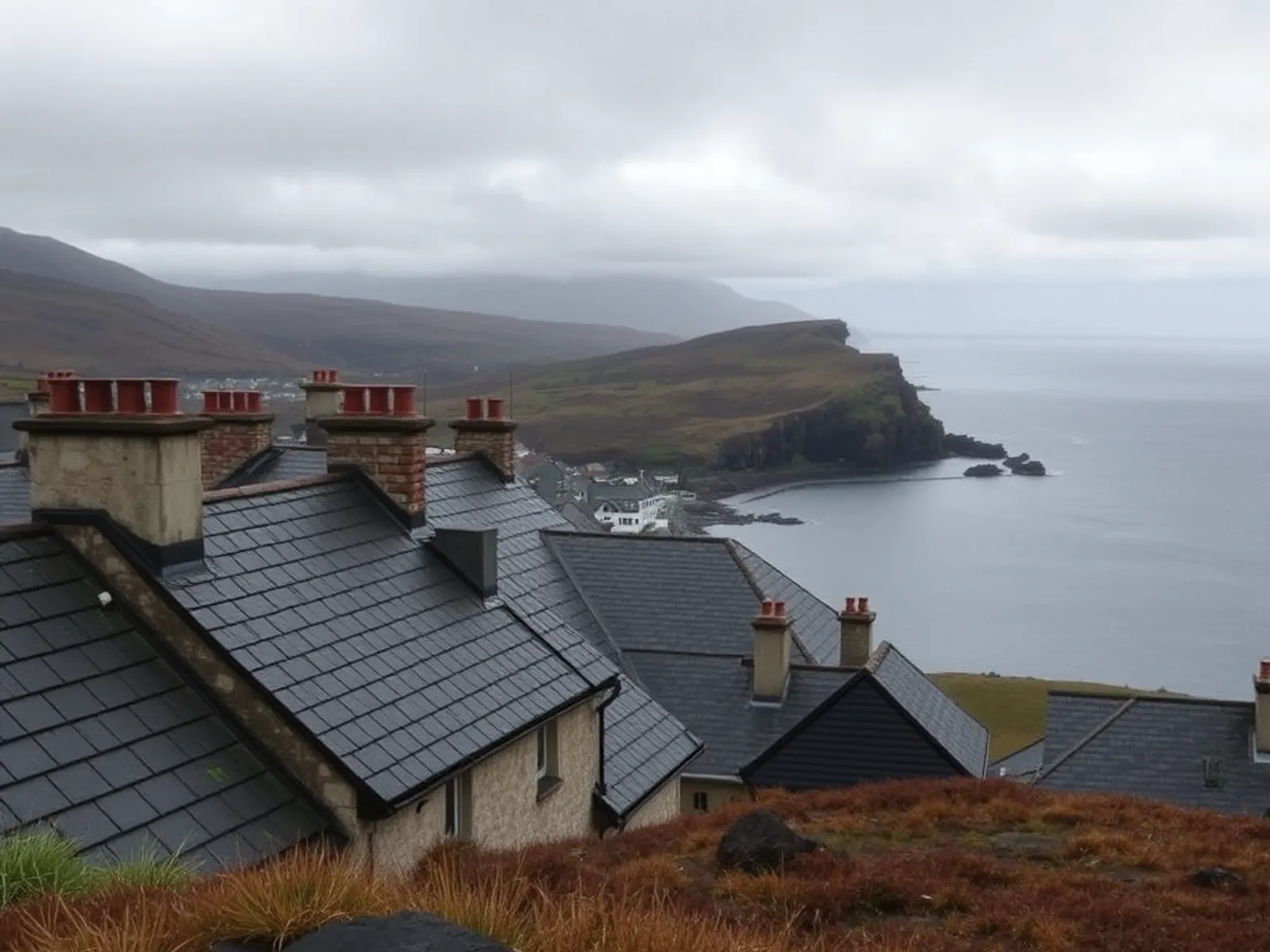 Portree, Isle of Skye — the village and the road out to the tour stops