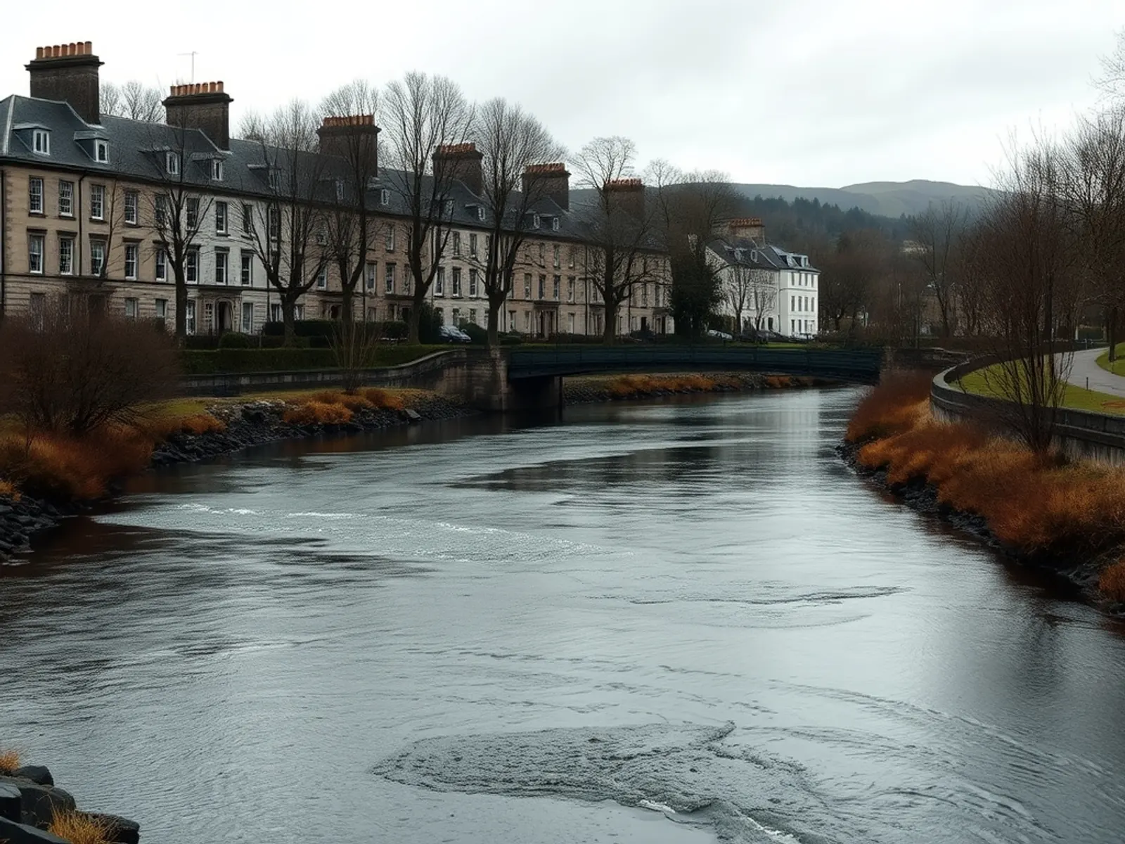 Inverness, Scottish Highlands — the village and the road out to the tour stops