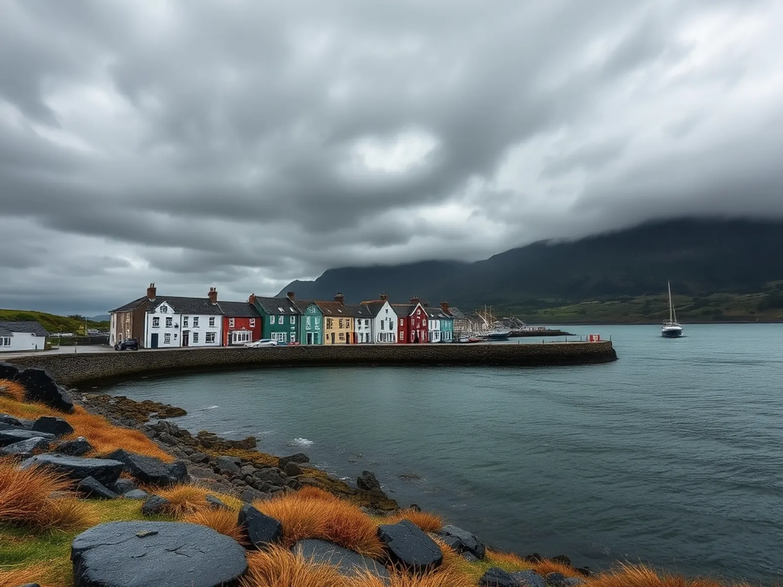 Portree, Isle of Skye — the village and the road out to the tour stops